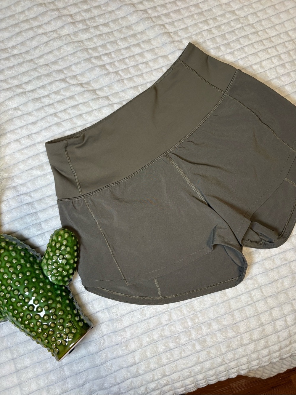 lululemon athletica Olive High-Rise Athletic Shorts